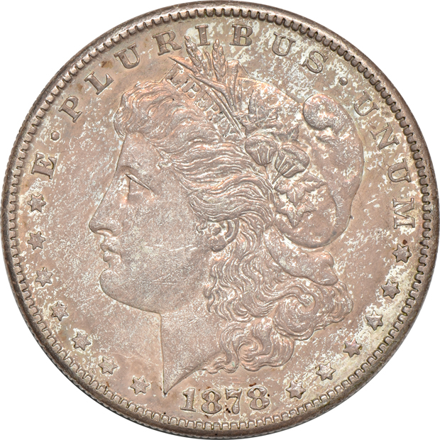 Twenty Morgan dollars