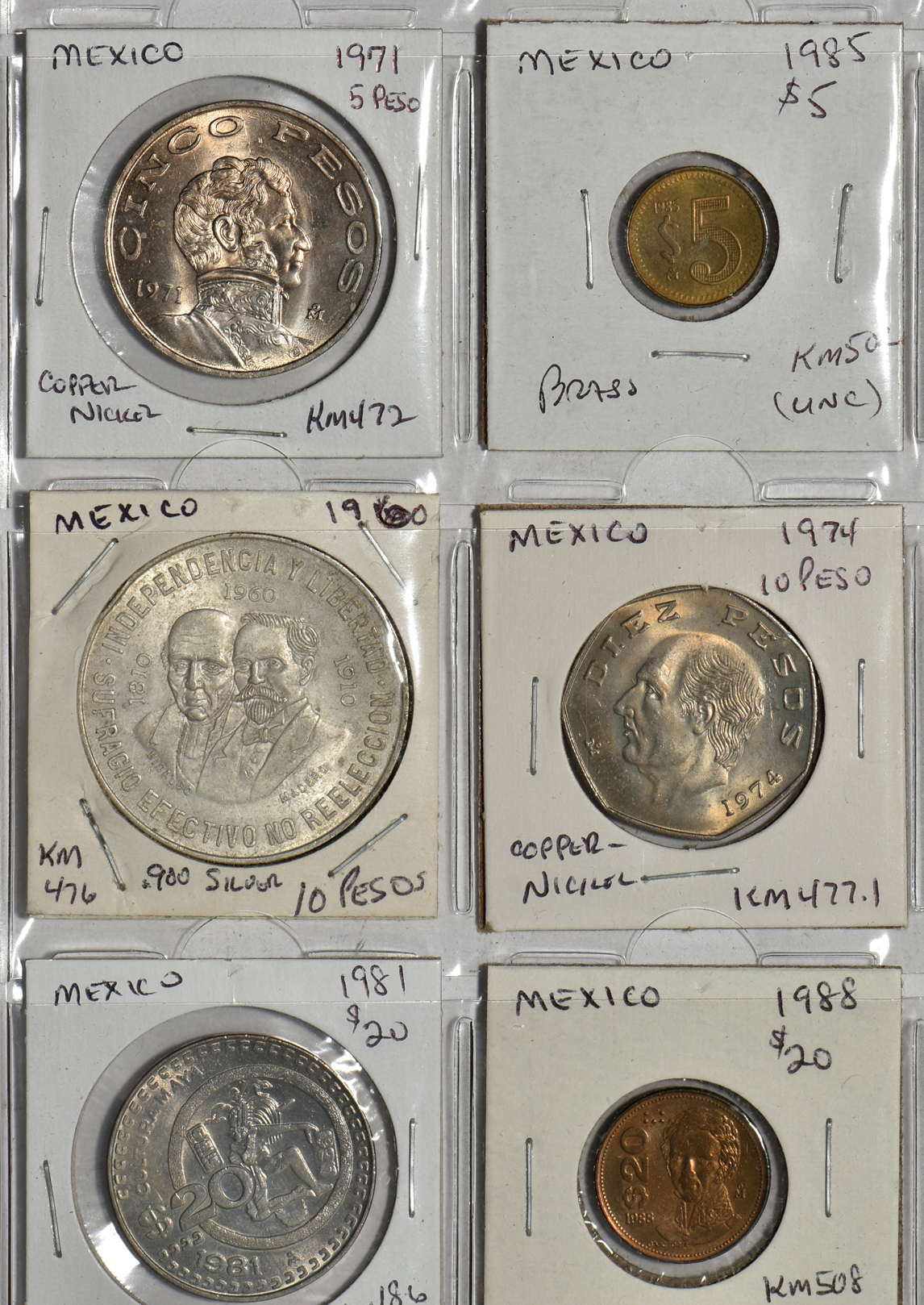 Mexico - Over 260 coins