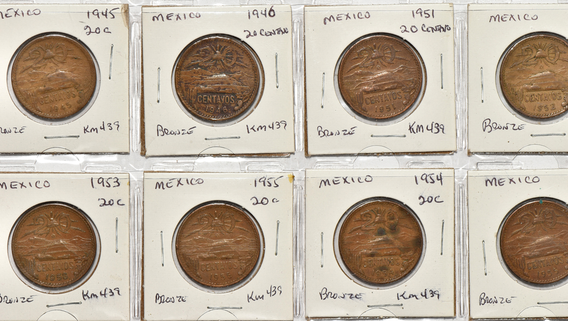 Mexico - Over 260 coins