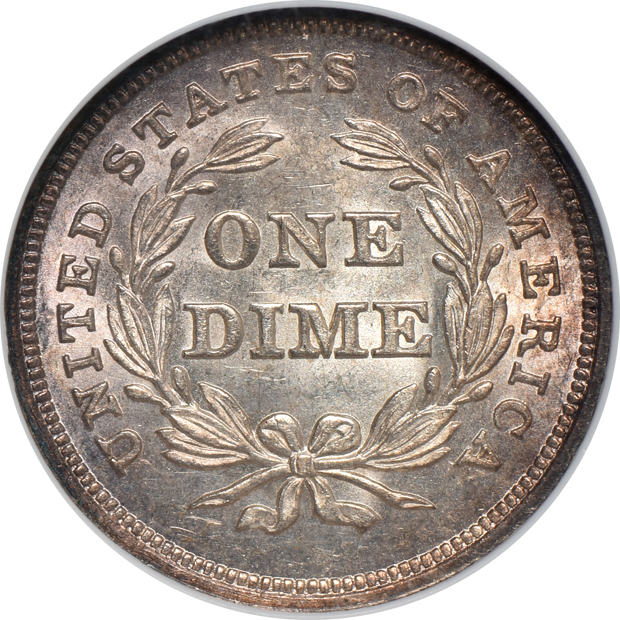1839 No Drapery NGC MS-65