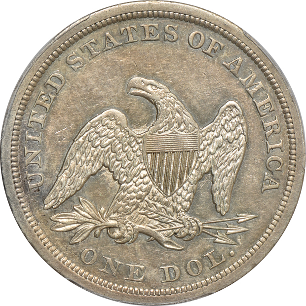 1844 PCGS AU-53