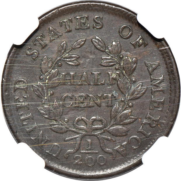 1804 Spiked Chin NGC XF-45