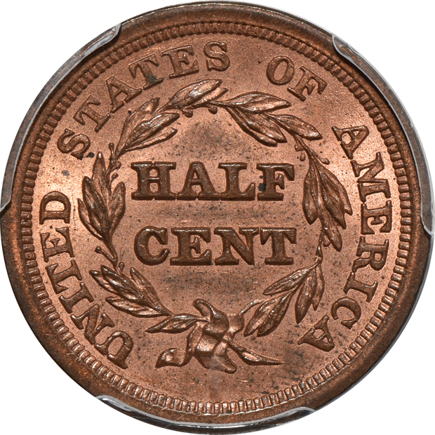 1854 PCGS MS-64RB CAC