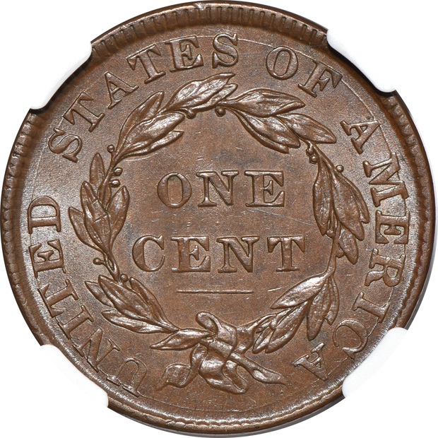 1835 Head of 1836 N-16 NGC MS-62+ BN