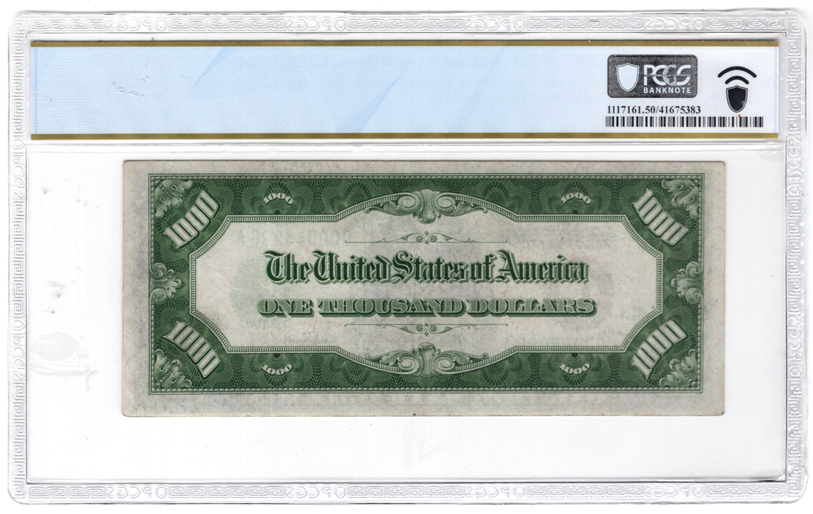 1934-A $1,000 Philadelphia Fr# 2212-C - PCGS AU-50