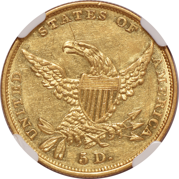 1834 Classic, Plain 4 NGC AU-53