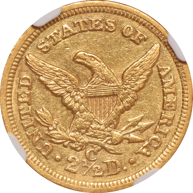 1856-C NGC AU details/improperly cleaned