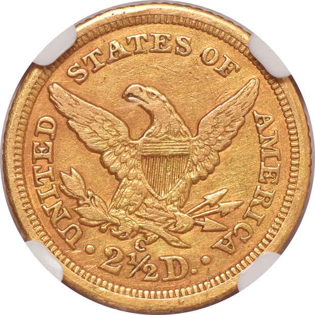 1840-C NGC AU details/improperly cleaned