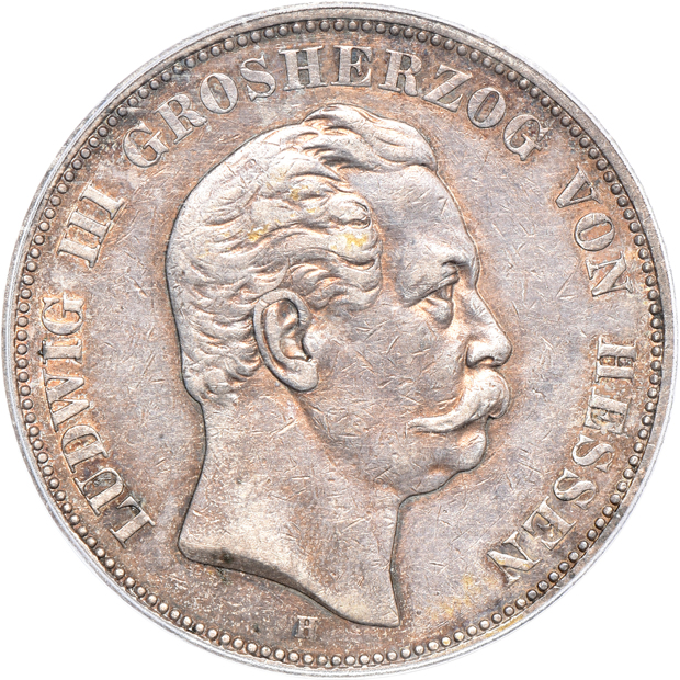 Germany -1875-H 5 mark XF-45, 1876-H 5 mark XF-45, and a 1904 2 mark PR-62, all PCGS