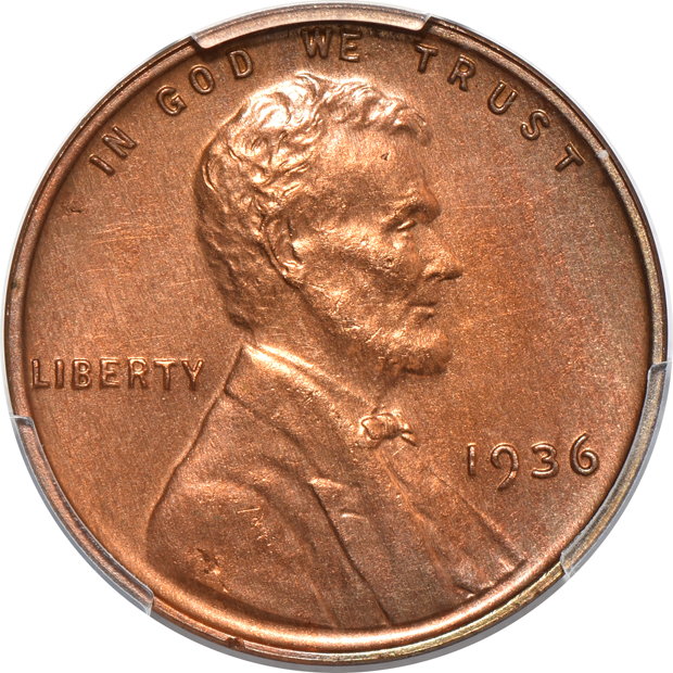 Four Proof Lincoln cents certified by PCGS