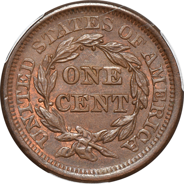 1856 Slanted 5 PCGS MS-64BN