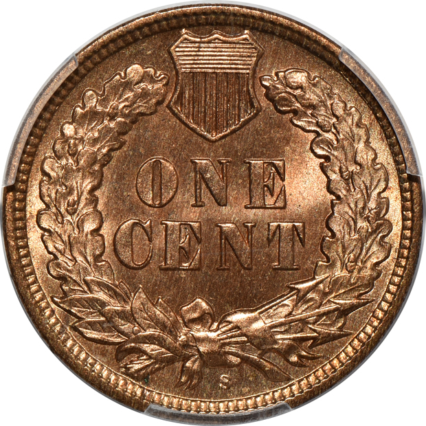 1908-S PCGS MS-65RD