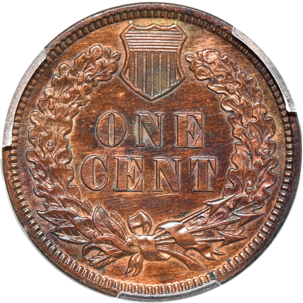 Four Proof Indian cents, all PCGS CAC