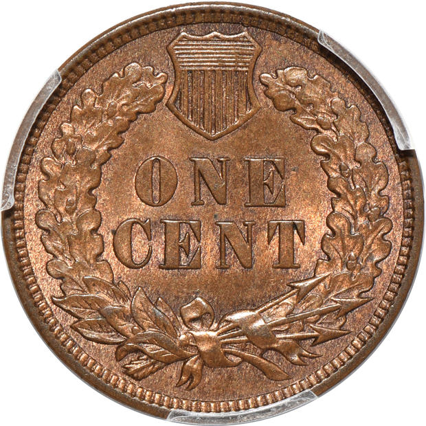Four Indian cents, all PCGS CAC