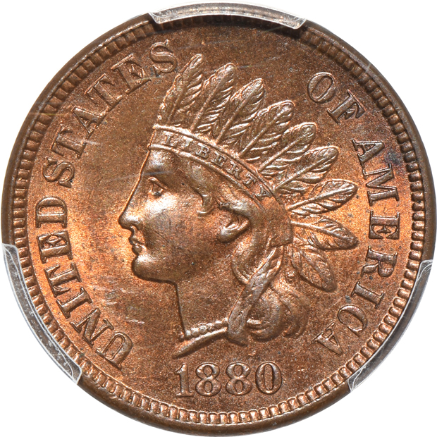 Four Indian cents, all PCGS CAC