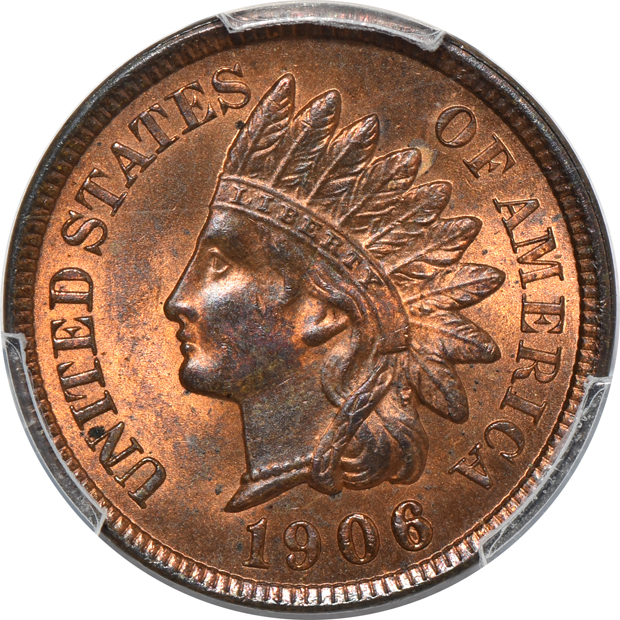 Four Indian cents, all PCGS CAC