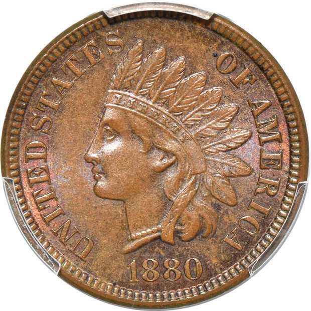 Four Indian cents, all PCGS CAC