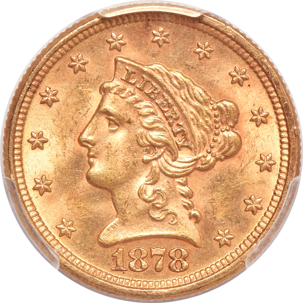 1878 MS-63, and an 1897 MS-62, both PCGS