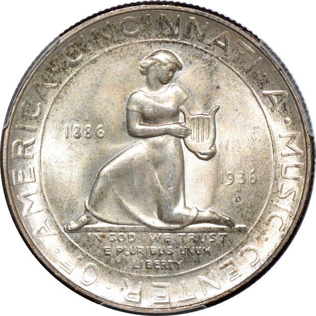 1936 Cincinnati P, D, and S set.  MS-65, MS-66 CAC, and MS-65 CAC, all PCGS