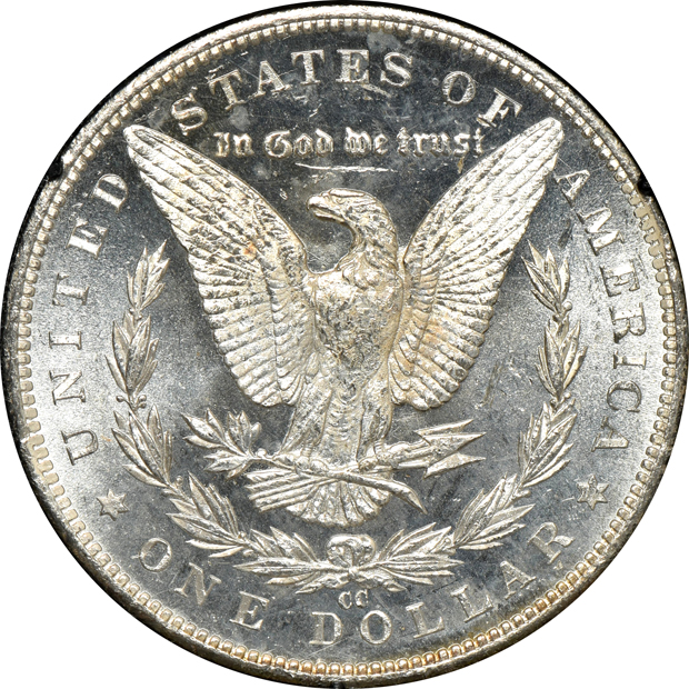 1883-CC GSA MS-62 PL, and an 1884-CC GSA MS-64+ PL CAC, both NGC