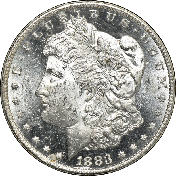 1883-CC GSA MS-62 PL, and an 1884-CC GSA MS-64+ PL CAC, both NGC