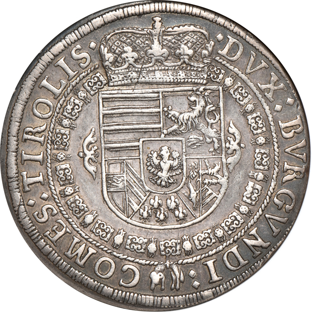 Multiple - 1632 Austria taler, 1700 Austria taler, and a 1755-MMA Russia rouble, all NGC XF-45