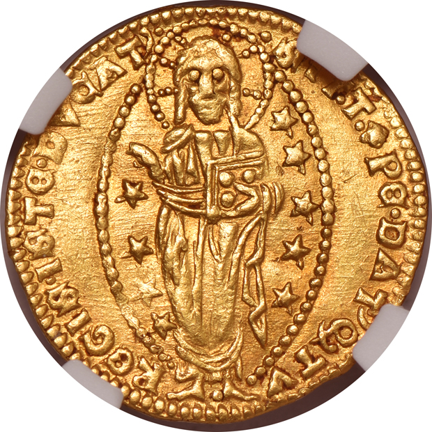 Italy - (1356-61) ducat - NGC AU-58
