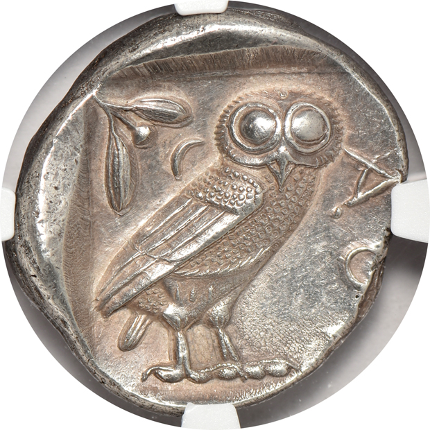 Ancient Greece - 440-404 BC tetradrachm - NGC AU