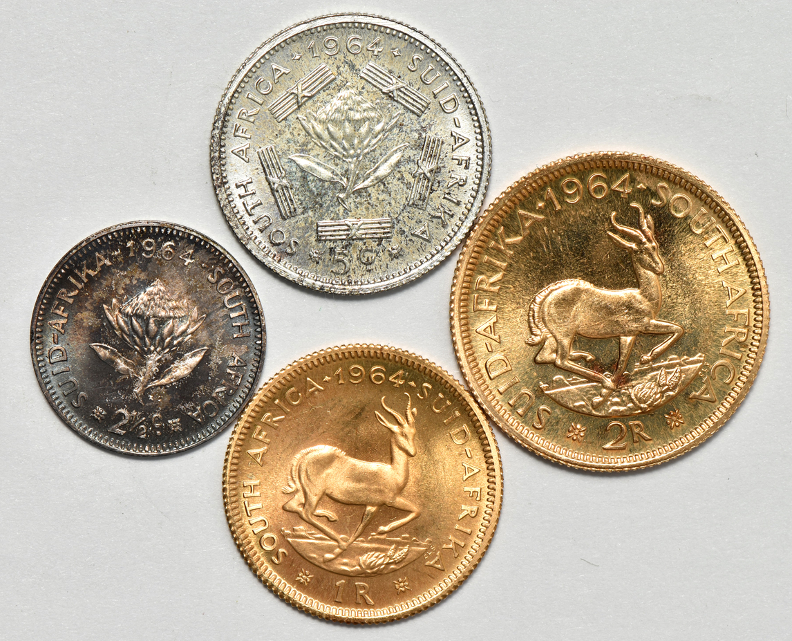 South Africa - 1964 nine-coin Proof Set
