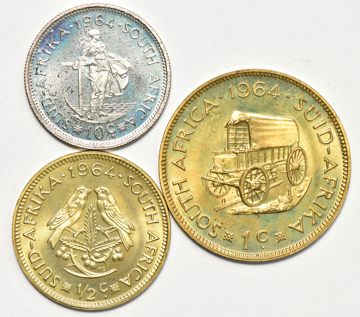 South Africa - 1964 nine-coin Proof Set