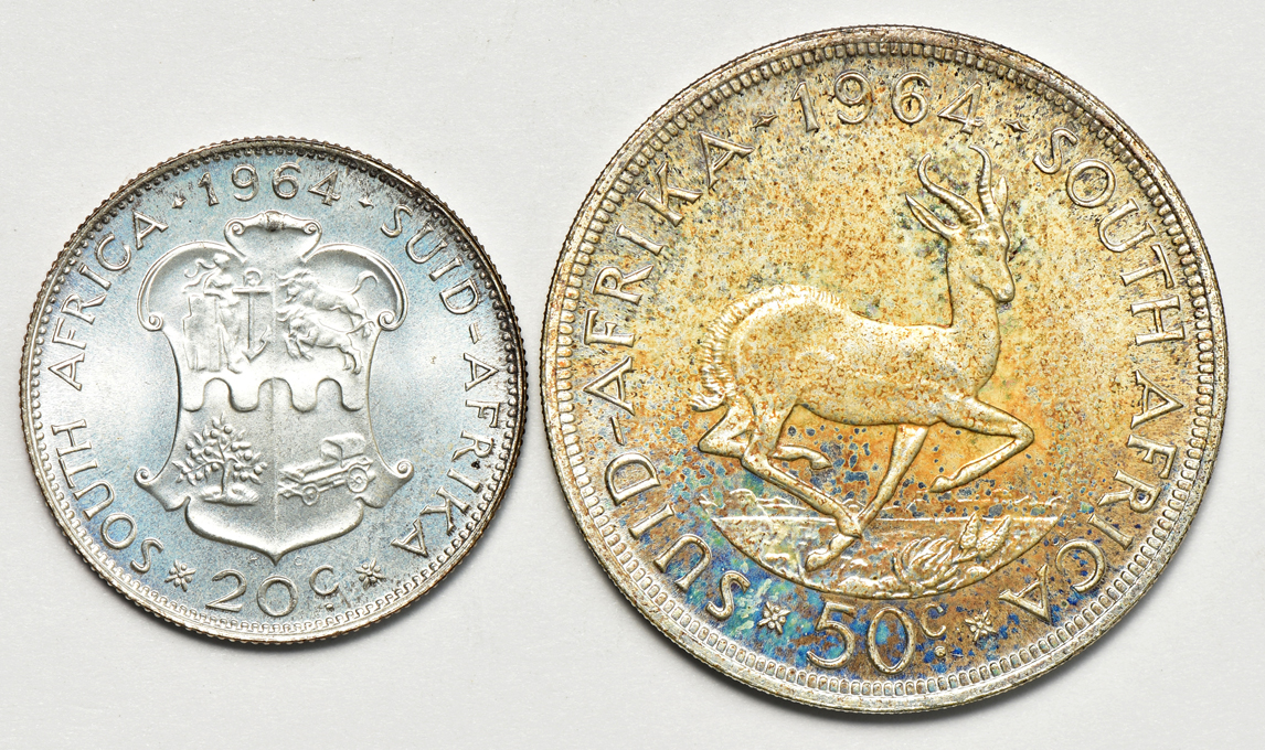 South Africa - 1964 nine-coin Proof Set