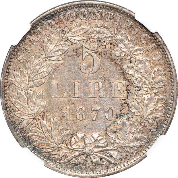 Multiple - 1572 Germany taler VF-35, 1635 Austria taler MS-60, and an 1870-R Italy 5 lire AU-55, all NGC