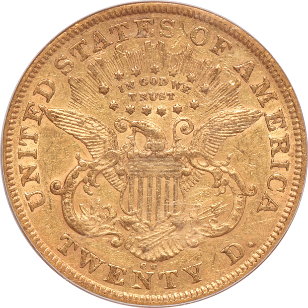 1872-CC PCGS AU-53 CAC