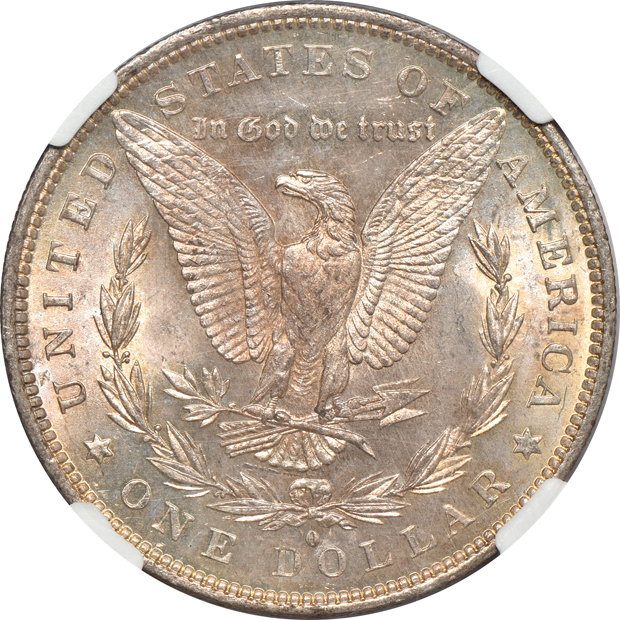 1882-O/S Recessed S VAM-4 NGC MS-62, 1882-O/S Broken S VAM-5 NGC MS-63, and an 1882-O/S Broken S VAM-5 PCGS MS-63