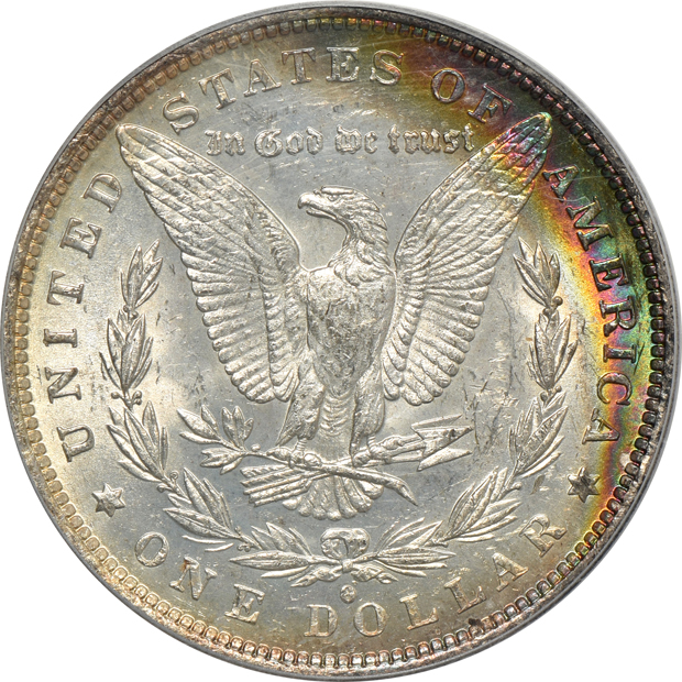 1882-O/S Recessed S VAM-4 NGC MS-62, 1882-O/S Broken S VAM-5 NGC MS-63, and an 1882-O/S Broken S VAM-5 PCGS MS-63