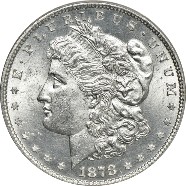 1878 7TF Reverse of 1879, and an 1878 7/8 TF Strong, both PCGS MS-63