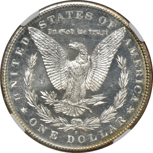 1881-S NGC MS-65 Star, and an 1882-S PCGS MS-66PL