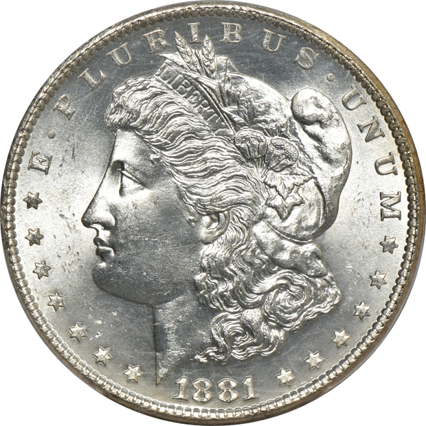 1881-S PCGS, and an 1882-S NGC, both MS-66