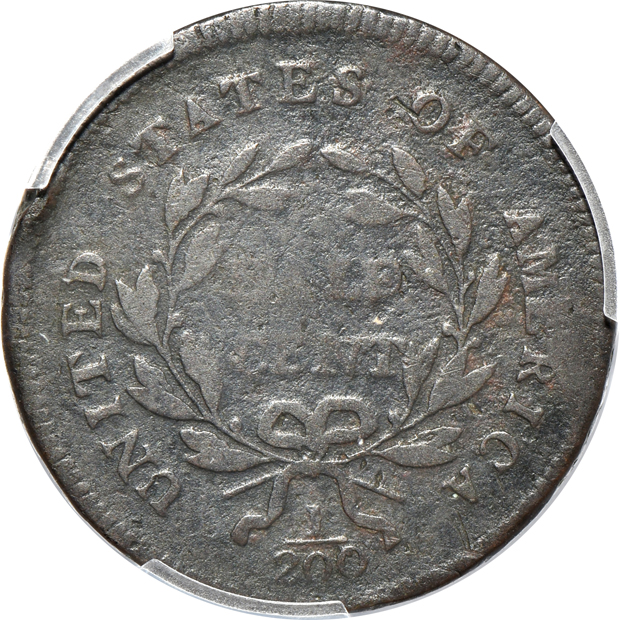 1795 Lettered Edge, Punctuated Date VG details/rim damage, and an 1805 Small 5, Stems Good details/corrosion, both PCGS