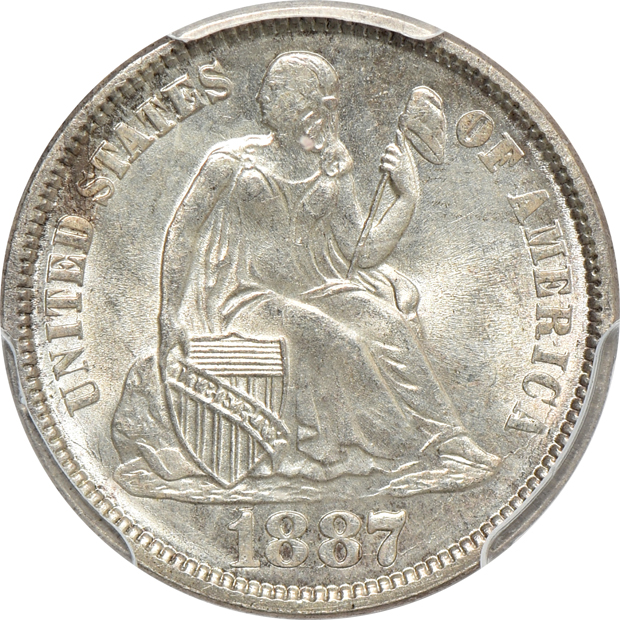 Four coins certified by PCGS