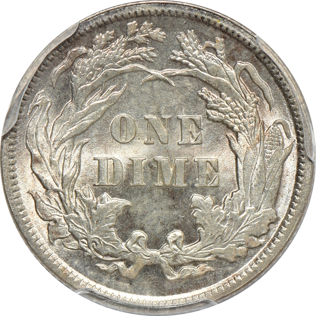 Four coins certified by PCGS