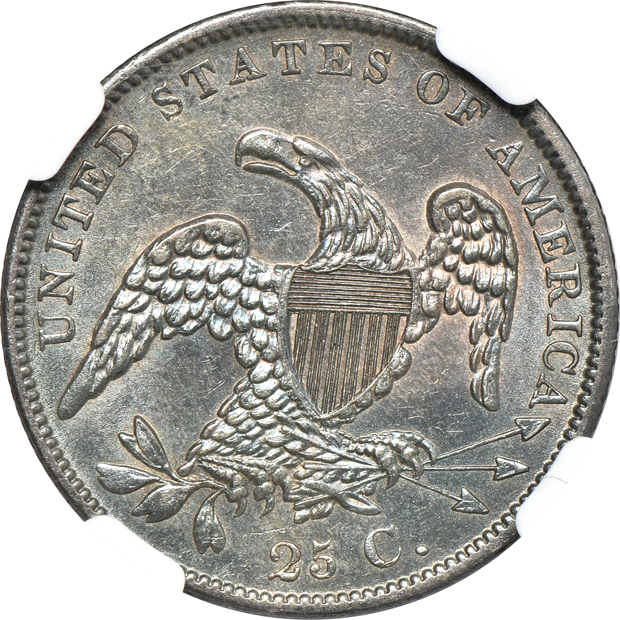 1838 Capped Bust NGC UNC details/cleaned