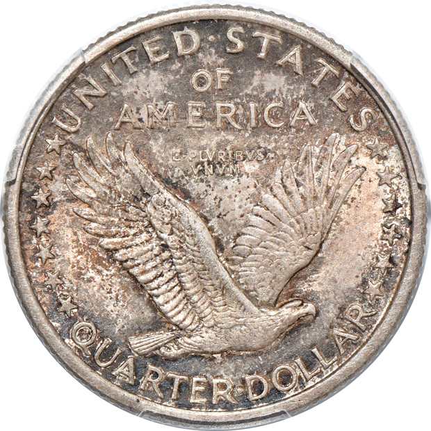 1916 Standing Liberty Quarter PCGS AU-53 CAC