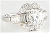 Platinum Diamond Ring with a 1.37 Carat Round Brilliant Diamond, GIA #2201439389