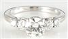 18K White Gold Diamond Ring