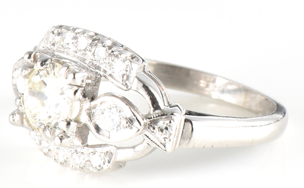 Platinum Diamond Ring 
