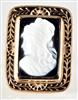 14K Yellow Gold Cameo Ring