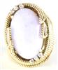 18K Yellow Gold Purple Jade Ring