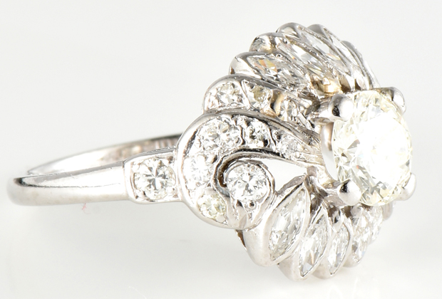 Platinum Diamond Ring 