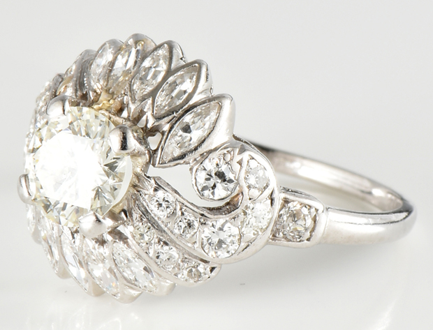 Platinum Diamond Ring 